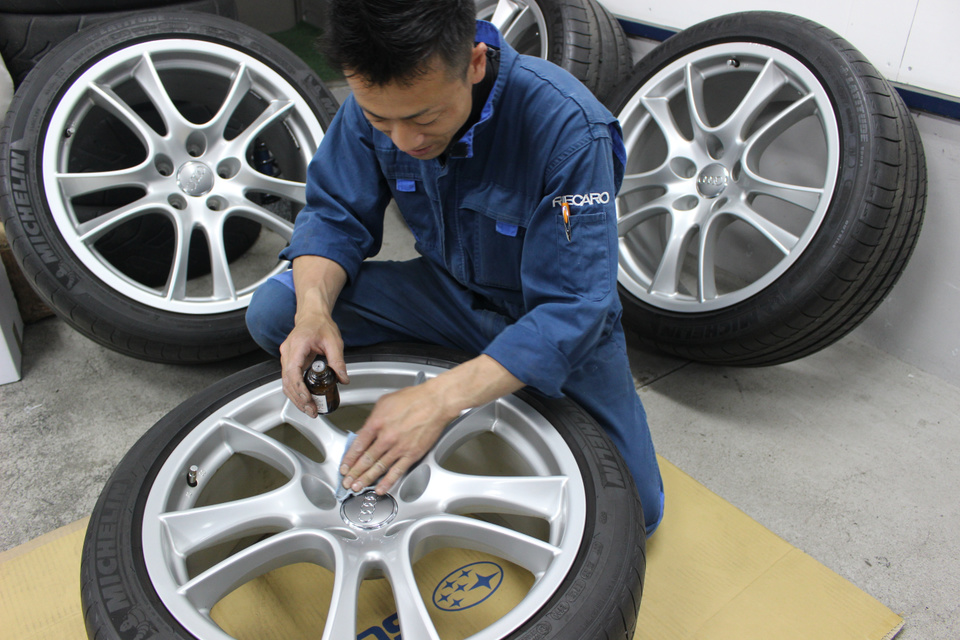 ホイールコーティングもエージェントにお任せ下さい